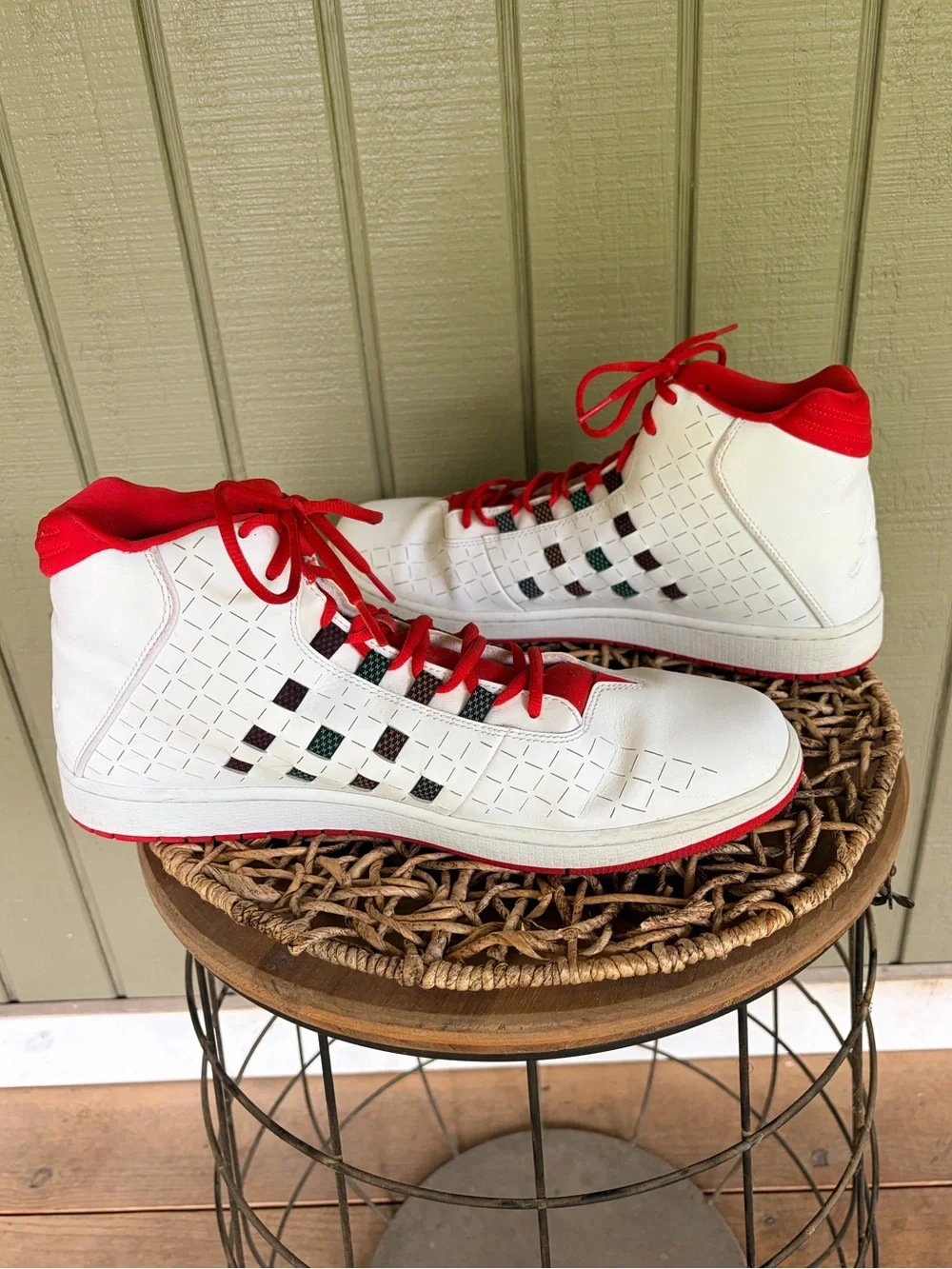Nike Air Jordan Illusion White University Red 705141-115 Men's Size 14